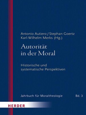 cover image of Autorität in der Moral